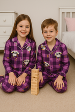 Load image into Gallery viewer, Purple Check Unicorn