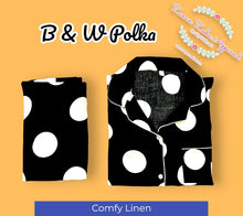 Load image into Gallery viewer, B & W polka