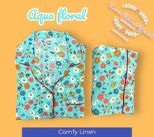 Load image into Gallery viewer, Aqua floral