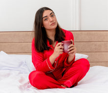 Load image into Gallery viewer, Red Winter Velvet Pj