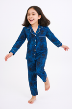Load image into Gallery viewer, Sapphire Blue Pj Set