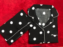 Load image into Gallery viewer, Black Polka