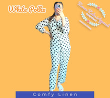 Load image into Gallery viewer, White Black Polka