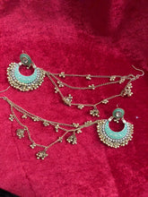 Load image into Gallery viewer, Long Beautiful Moon Earrings