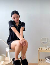 Load image into Gallery viewer, Black Suit Half Sleeves & Short