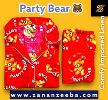 Load image into Gallery viewer, Party Bear Red