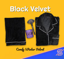 Load image into Gallery viewer, Kids Black Velvet