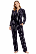 Load image into Gallery viewer, White Polka velvet Pj (daraz updated )
