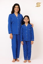 Load image into Gallery viewer, G Blue Polka
