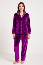 Load image into Gallery viewer, Purple winter velvet Pj
