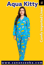 Load image into Gallery viewer, Aqua Kitty
