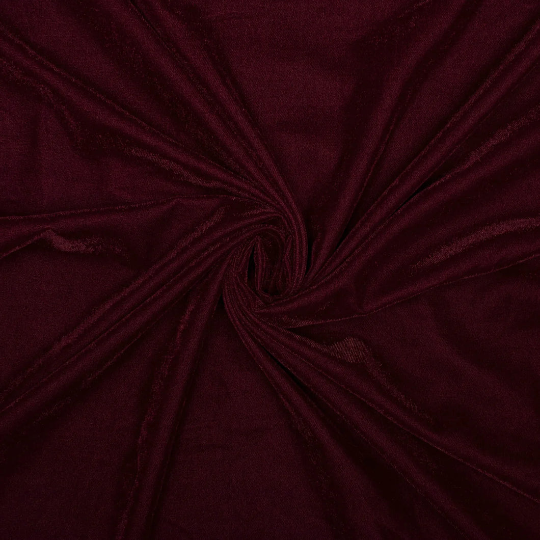 Burgundy Velvet unstitched